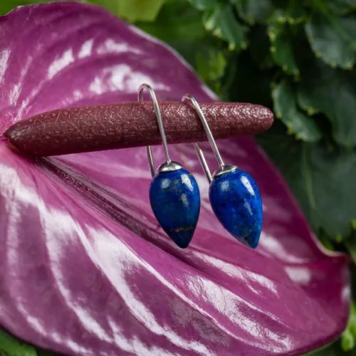 Lapis Lazuli Hook Earrings