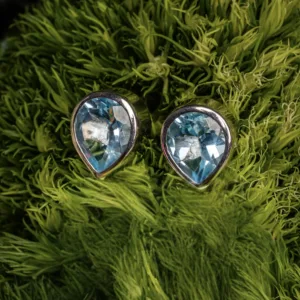 Blue Topaz Earrings