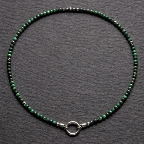 Malachite Bead Necklace
