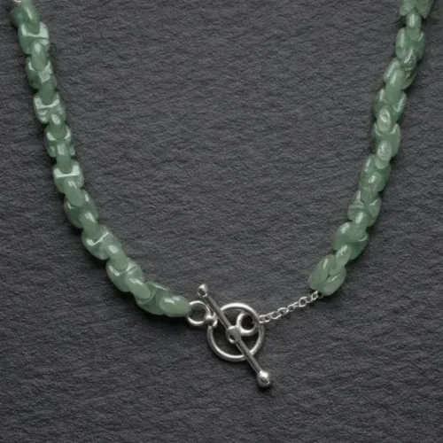 Green Aventurine Bead Necklace