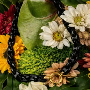 Black Agate Bead Necklace