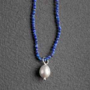 Lapis Glow Pearl Necklace