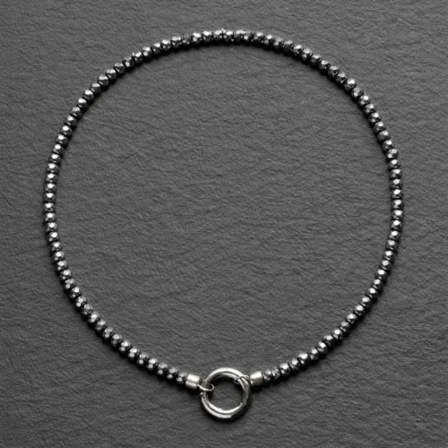 Hematine Bead Strand